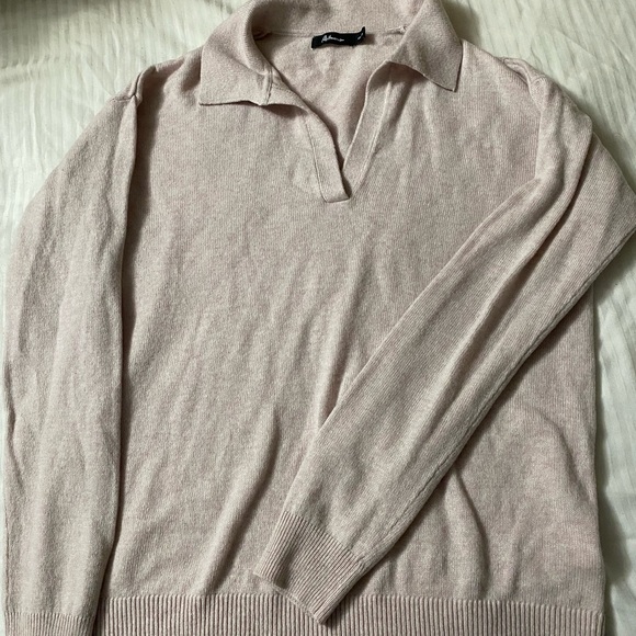 Reitmans Blush Pink Collared Long Sleeve Shirt - Picture 3 of 3